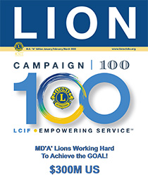 Lions Magazine Cover Image