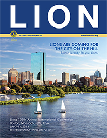 Lions Magazine Cover Image