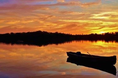 Canoe Sunset